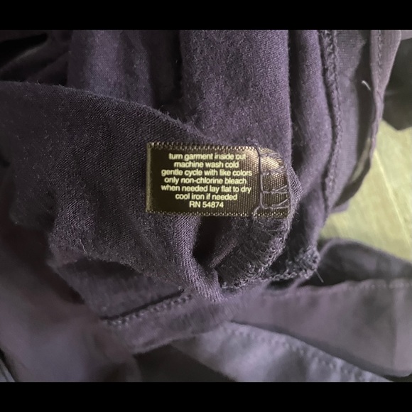 The Limited Ruffle Short Sleeve Top Purple Small - Picture 4 of 5